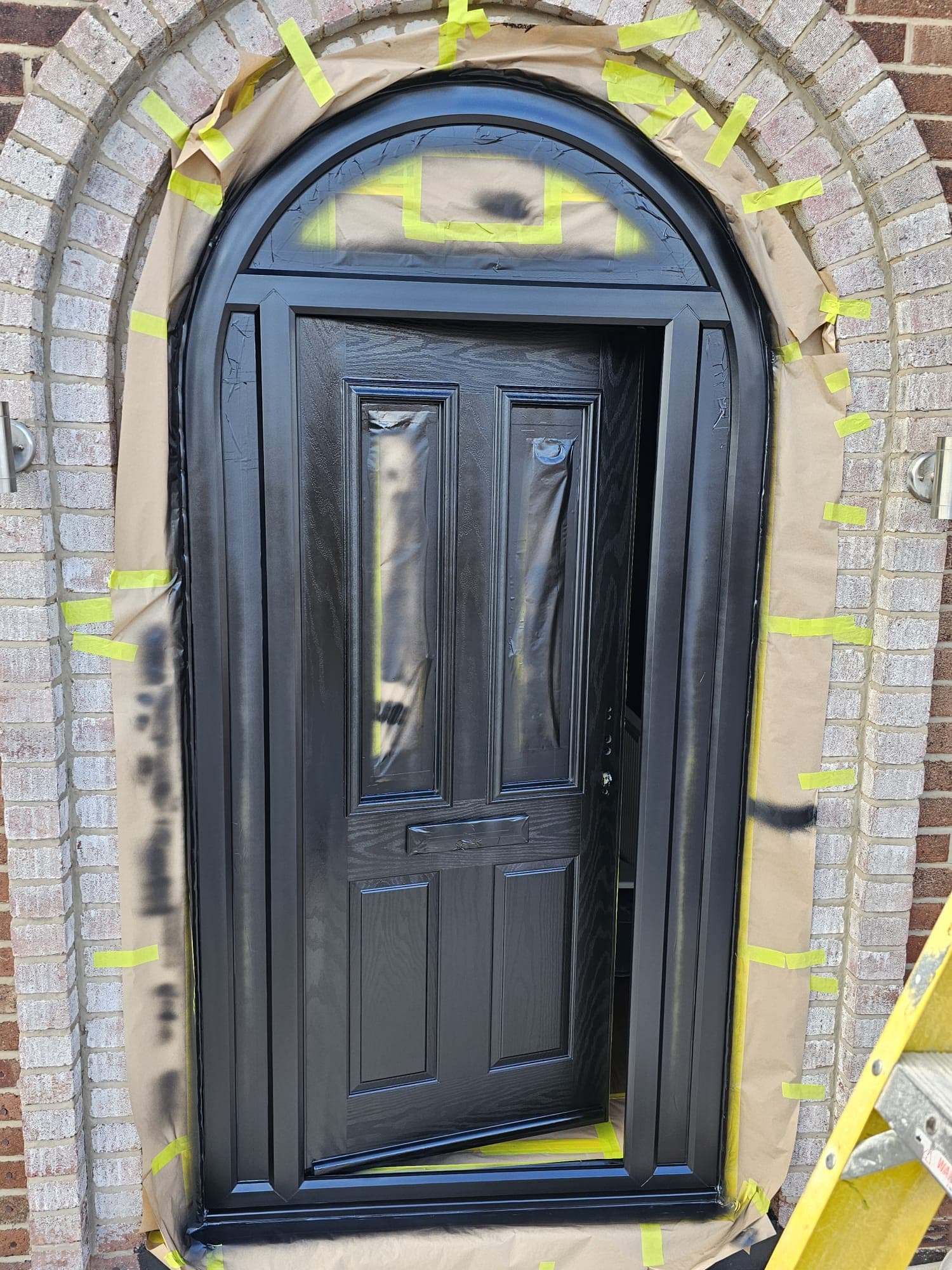 Client-supplied view 4 of recent UPVC door spraying work by PHE Decorating