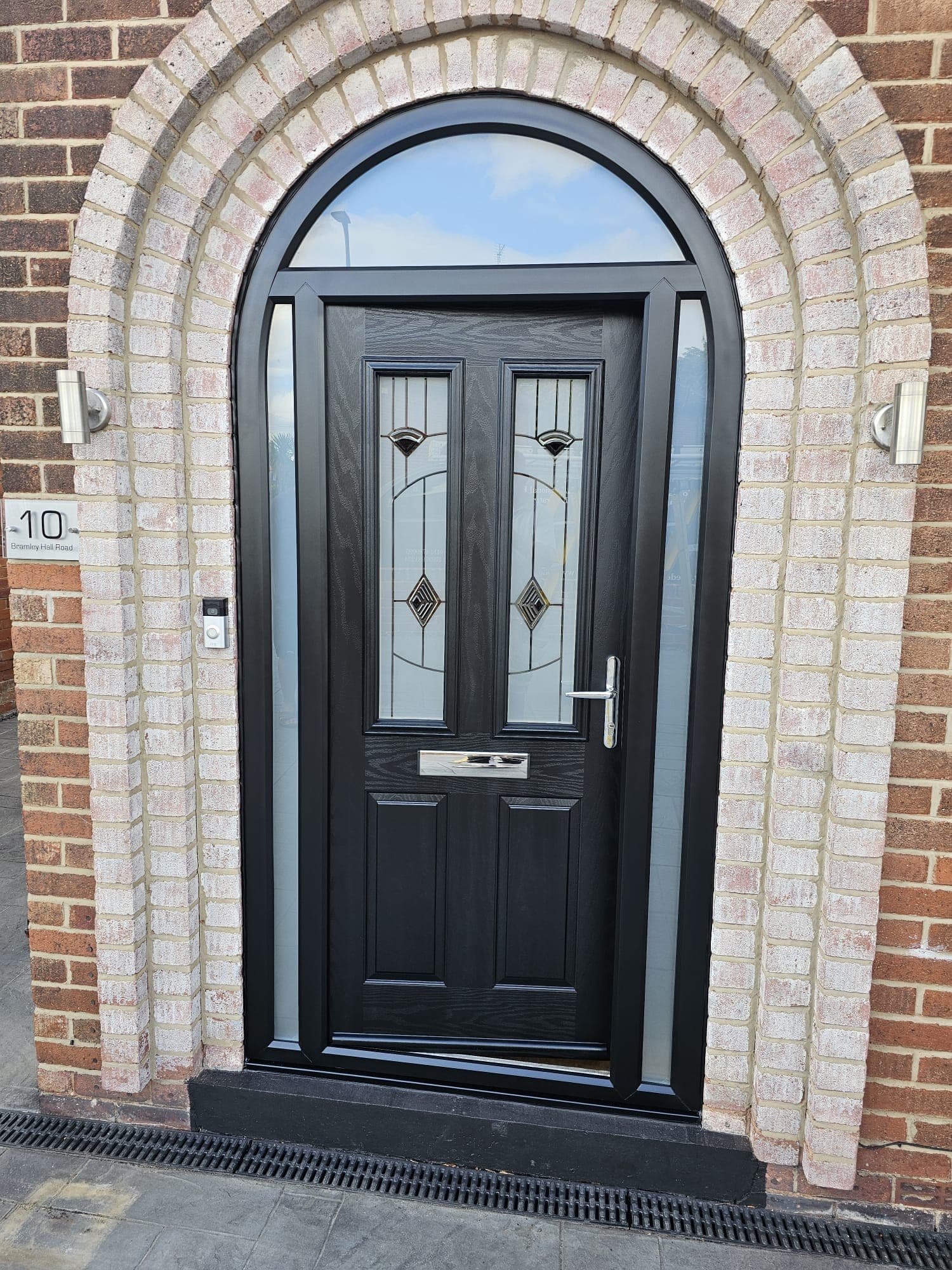 Client-supplied view 5 of recent UPVC door spraying work by PHE Decorating
