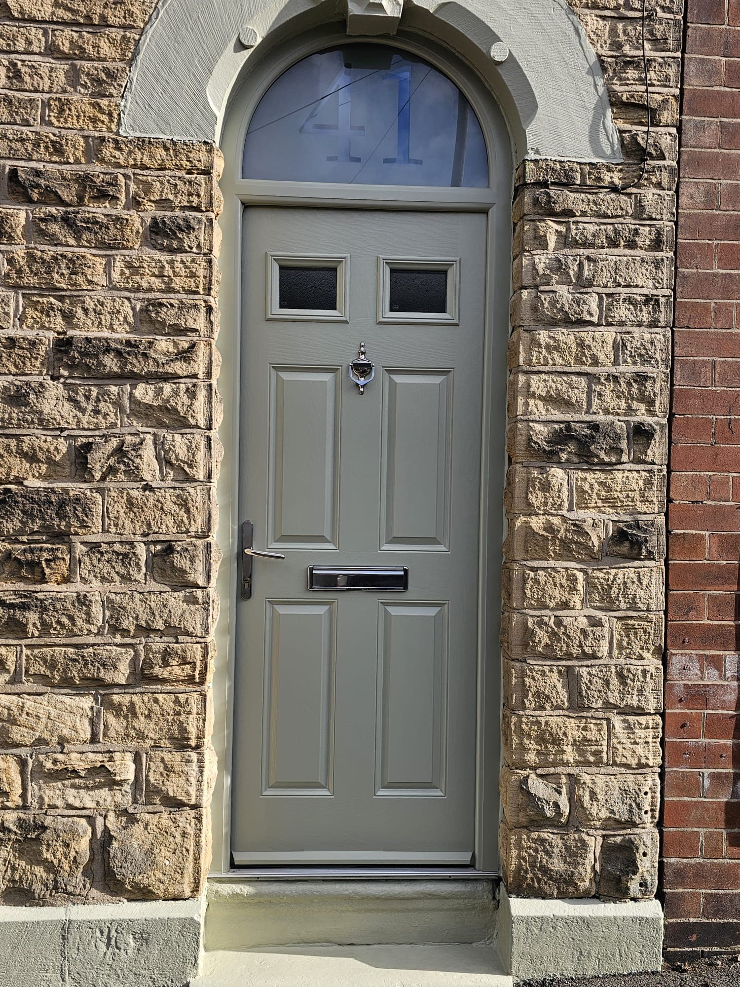 Client-supplied view 15 of recent UPVC door spraying work by PHE Decorating