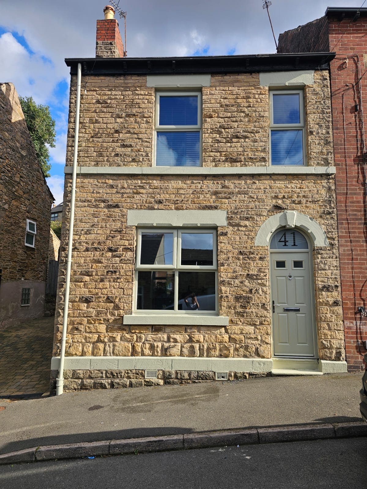 Client-supplied view 16 of recent UPVC window spraying work by PHE Decorating
