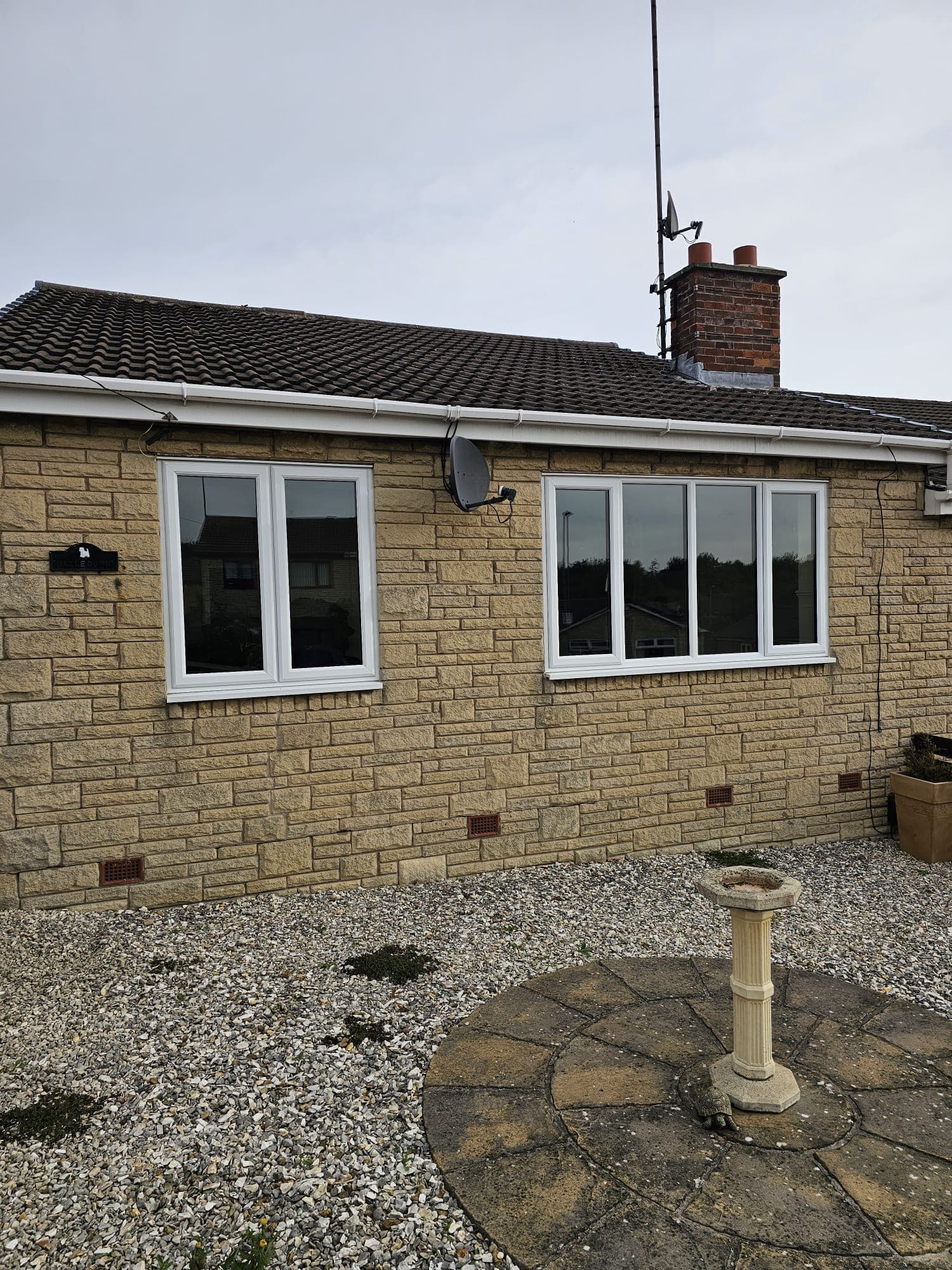 Client-supplied view 29 of recent UPVC window spraying work by PHE Decorating